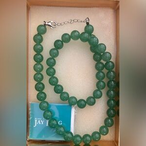 JayKing green beaded necklace